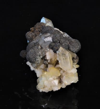 Sidérite, Prochlorite et Quartz, Tunnel d’Orelle, Orelle, Maurienne, Savoie.