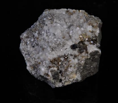 Blende (sphalérite) sur dolomie, Trèves, Gard.