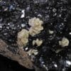 Sphalérite (blende) et sidérite, Carrière du Rivet, Peyrebrune, Tarn.