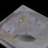 Soufre natif dans Calcite, Colonnata, Carrare, Italie.