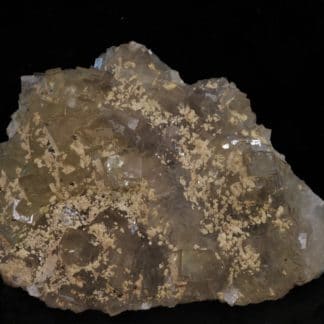 Fluorine jaune et Calcite ferrifère, Mine de Fontsante, Les-Adrets-de-l’Esterel, Var.