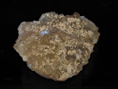 Fluorine jaune et Calcite ferrifère, Mine de Fontsante, Les-Adrets-de-l’Esterel, Var.