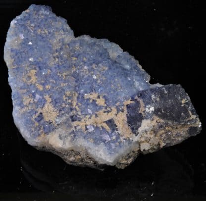 Fluorine bleue encre, Filon Sud 3, Mine de Fontsante, Les-Adrets-de-l’Esterel, Var.