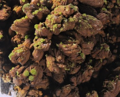 Pyromorphite, Les Farges, Ussel, Corrèze.