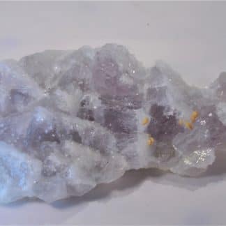 Calcite sur fluorine, Mine de Fontsante, Esterel, Var, Provence.