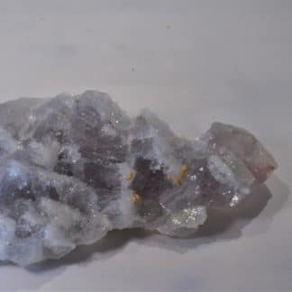 Calcite sur fluorine, Mine de Fontsante, Esterel, Var, Provence.