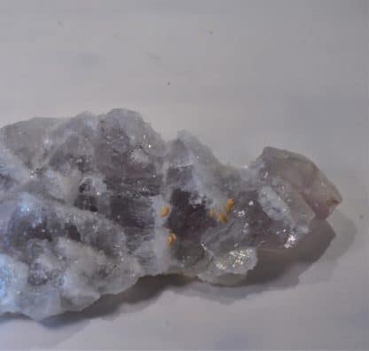 Calcite sur fluorine, Mine de Fontsante, Esterel, Var, Provence.