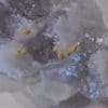 Calcite sur fluorine, Mine de Fontsante, Esterel, Var, Provence.