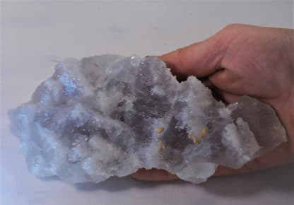 Calcite sur fluorine, Mine de Fontsante, Esterel, Var, Provence.