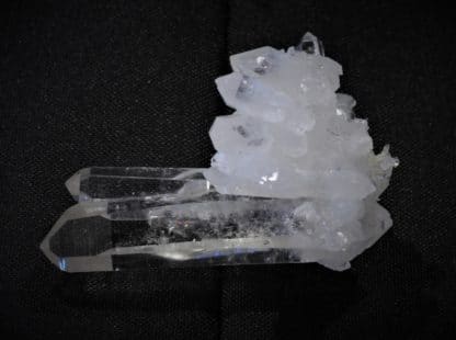 Quartz à habitus du Dauphiné, Le Grand Mont, Massif du Beaufortain, Savoie.