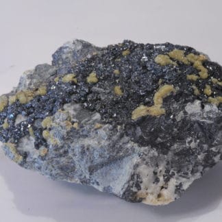 Sidérite sur Sphalérite (Blende), Le Rivet, Peyrebrune, Tarn.