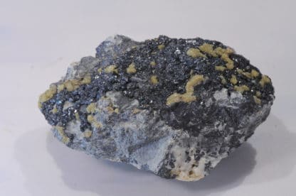 Sidérite sur Sphalérite (Blende), Le Rivet, Peyrebrune, Tarn.