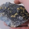 Sidérite sur Sphalérite (Blende), Le Rivet, Peyrebrune, Tarn.