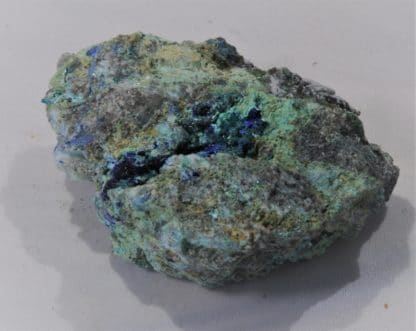 Parnauïte, Azurite et Malachite, Hubac de Jourdan, Daluis, Alpes-Maritimes.