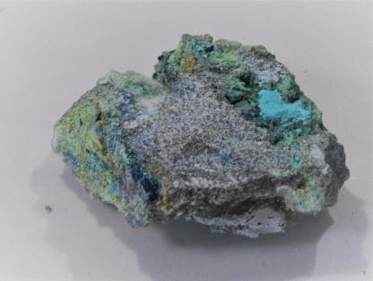 Parnauïte, Azurite et Malachite, Hubac de Jourdan, Daluis, Alpes-Maritimes.