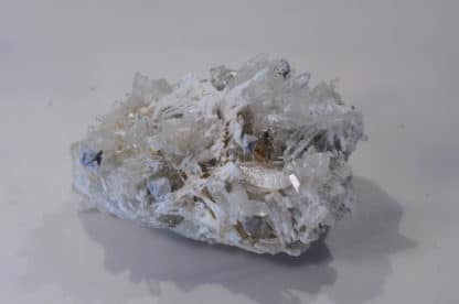 Galène, Quartz fumé et Barytine, Lac Blanc, Alpe d'Huez, Oisans, Isère.