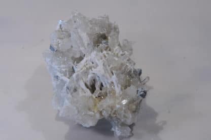 Galène, Quartz fumé et Barytine, Lac Blanc, Alpe d'Huez, Oisans, Isère.