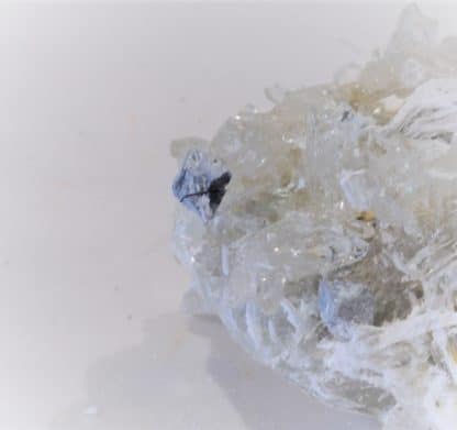 Galène, Quartz fumé et Barytine, Lac Blanc, Alpe d'Huez, Oisans, Isère.