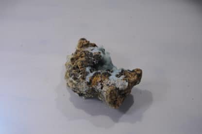 Hémimorphite bleue, Mine de la Vidale, Asprières, Aveyron.