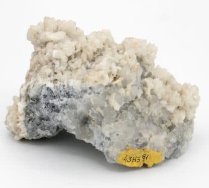 Baryte sur fluorite, mine de Marsanges, Langeac, Haute-Loire.