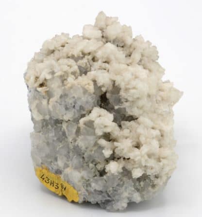 Baryte sur fluorite, mine de Marsanges, Langeac, Haute-Loire.