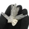 Pyrite sur cristaux de quartz, mine de Trepca, Yougoslavie.