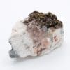 Goethite sur quartz, mine de Bou Azzer, Maroc.