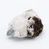 Goethite sur quartz, mine de Bou Azzer, Maroc.
