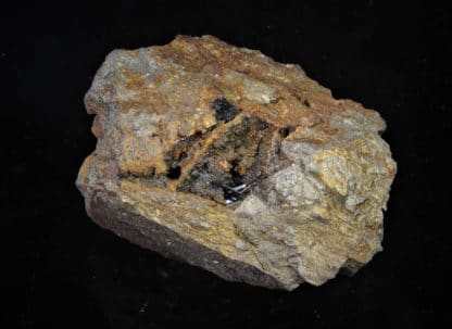 Vivianite, Pyrite, Salsigne, Aude.