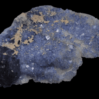 Fluorine bleue encre, Filon Sud 3, Mine de Fontsante, Les-Adrets-de-l’Esterel, Var.