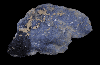 Fluorine bleue encre, Filon Sud 3, Mine de Fontsante, Les-Adrets-de-l’Esterel, Var.