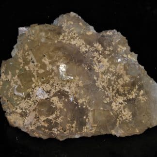 Fluorine jaune et Calcite ferrifère, Mine de Fontsante, Les-Adrets-de-l’Esterel, Var.