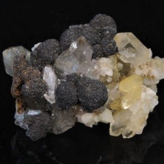 Sidérite, Prochlorite et Quartz, Tunnel d’Orelle, Orelle, Maurienne, Savoie.