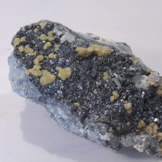 Sidérite sur Sphalérite (Blende), Le Rivet, Peyrebrune, Tarn.