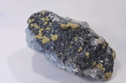 Sidérite sur Sphalérite (Blende), Le Rivet, Peyrebrune, Tarn.