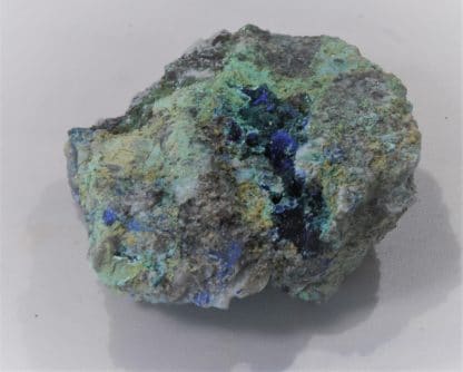 Parnauïte, Azurite et Malachite, Hubac de Jourdan, Daluis, Alpes-Maritimes.