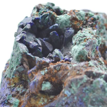 Azurite et malachite, Chessy, Rhône.