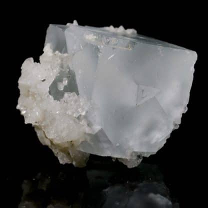 Fluorine et quartz, Mine de Mont-Roc (Montroc), Tarn.