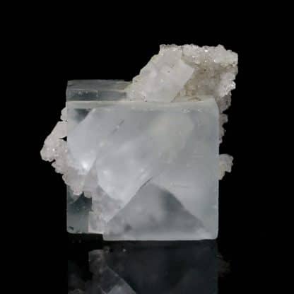 Fluorine et quartz, Mine de Mont-Roc ( Montroc), Tarn