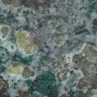 Smithsonite et malachite, Chessy, Rhône.