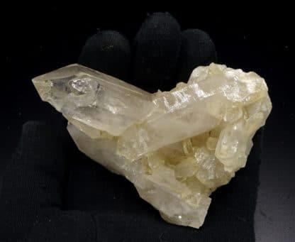 Quartz limpide, carrière de Bierghes, Brabant Wallon, Belgique.