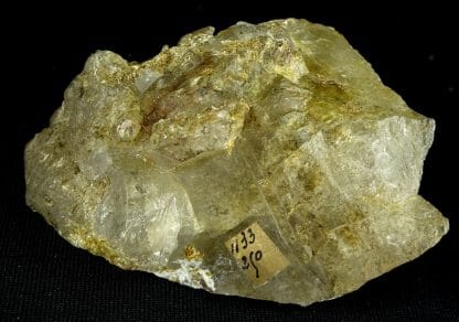 Rutile (sagénite) sur quartz, Saint-Gothard, Uri, Suisse.