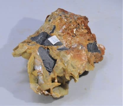 Mésitine et Calcite, La Mure, Plateau Matheysin, Isère.