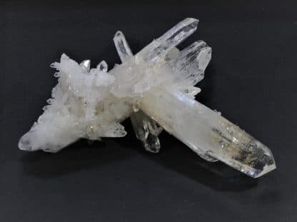 Quartz biterminés, Mine à Giraud, Bourg d’Oisans, Isère.