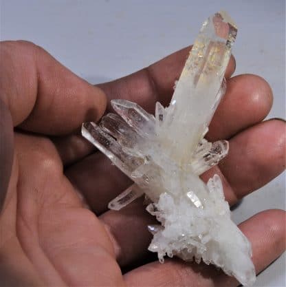 Quartz biterminés, Mine à Giraud, Bourg d’Oisans, Isère.