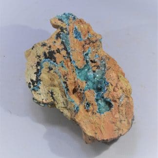 Malachite et Smithsonite « Herrerite », Chessy-les-Mines, Rhône.