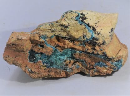 Malachite et Smithsonite « Herrerite », Chessy-les-Mines, Rhône.