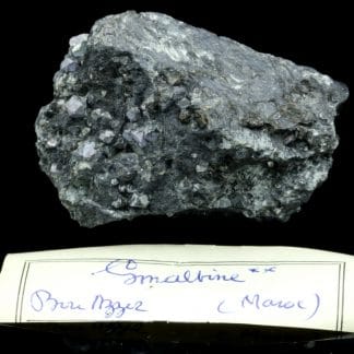 Smaltine (smaltite), skutterudite de Bou-Azzer, Maroc.