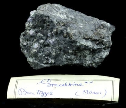 Smaltine (smaltite), skutterudite de Bou-Azzer, Maroc.