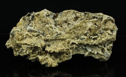 Chalcopyrite et quartz sur sidérite, Allemagne.
